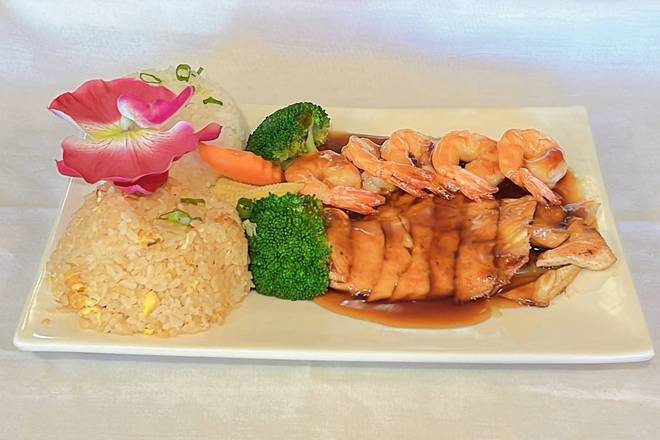 Chicken & Shrimp Teriyaki Special