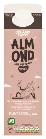 ASDA Almond Unsweetened Drink (1L)