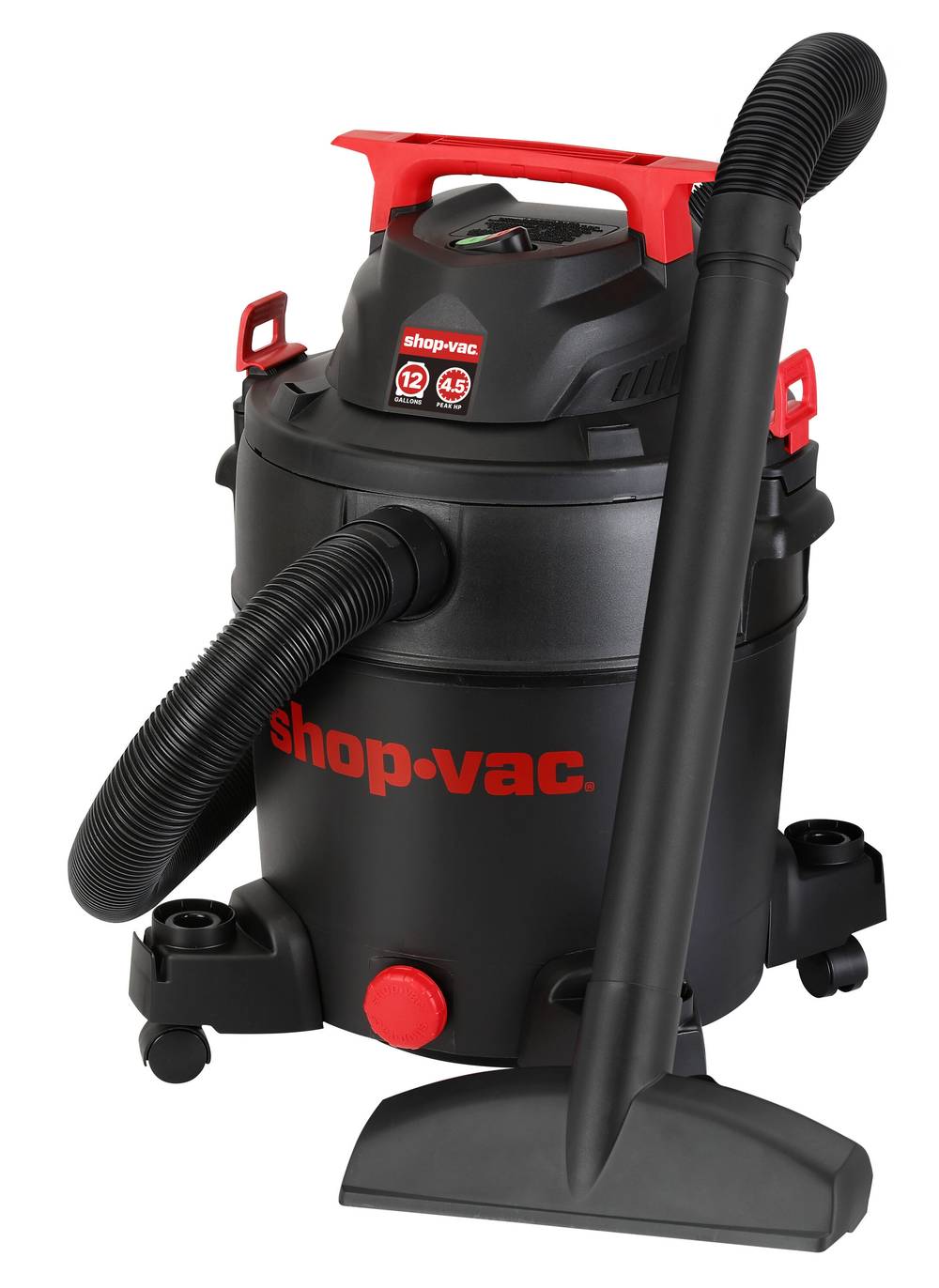 Shop-Vac 12-Gallon 4.5-HP Corded Wet/Dry Shop Vacuum with Accessories Included | SV5430116