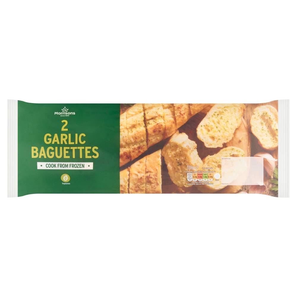 Morrisons Garlic Baguettes (2 pack)