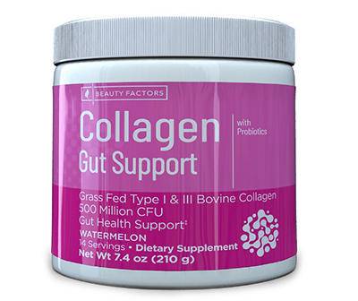 Beauty Factors Collagen Gut Support Powder, 7.4 Oz.