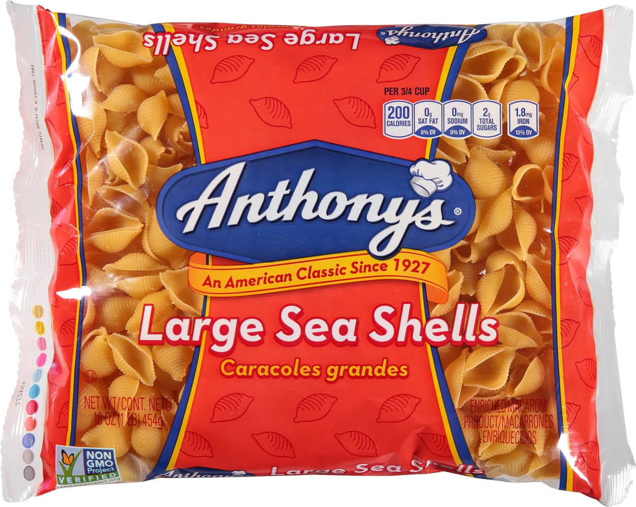 Anthony's Large Sea Shells Pasta (16 oz)