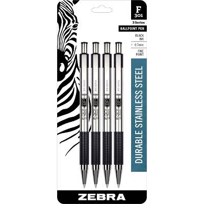 Zebra F-301 Stainless Ballpoint