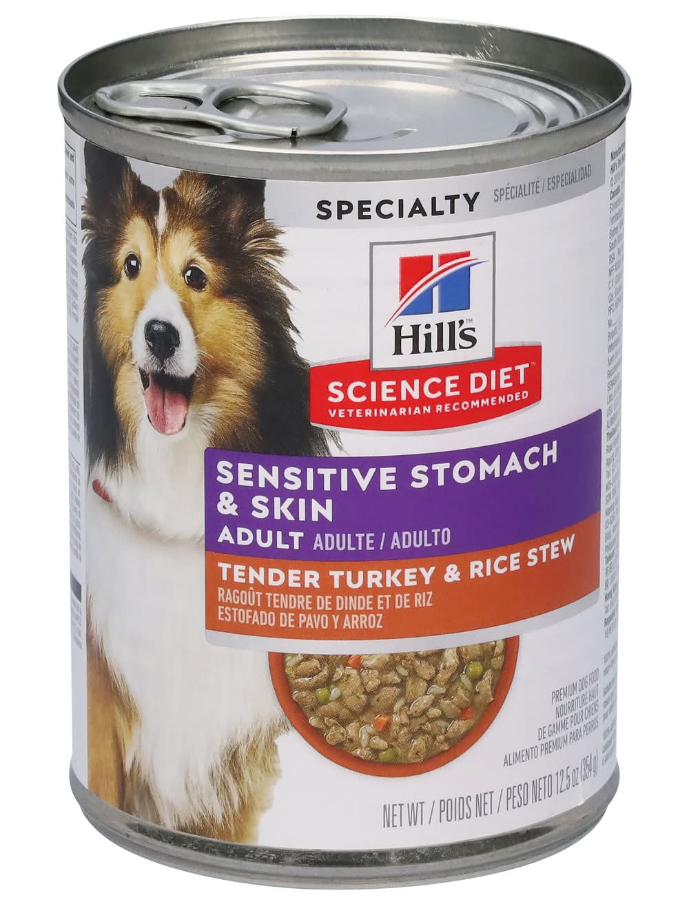 Hill's Tender Turkey & Rice Stew Sensitive Stomach & Skin Dog Food (12.5 oz)