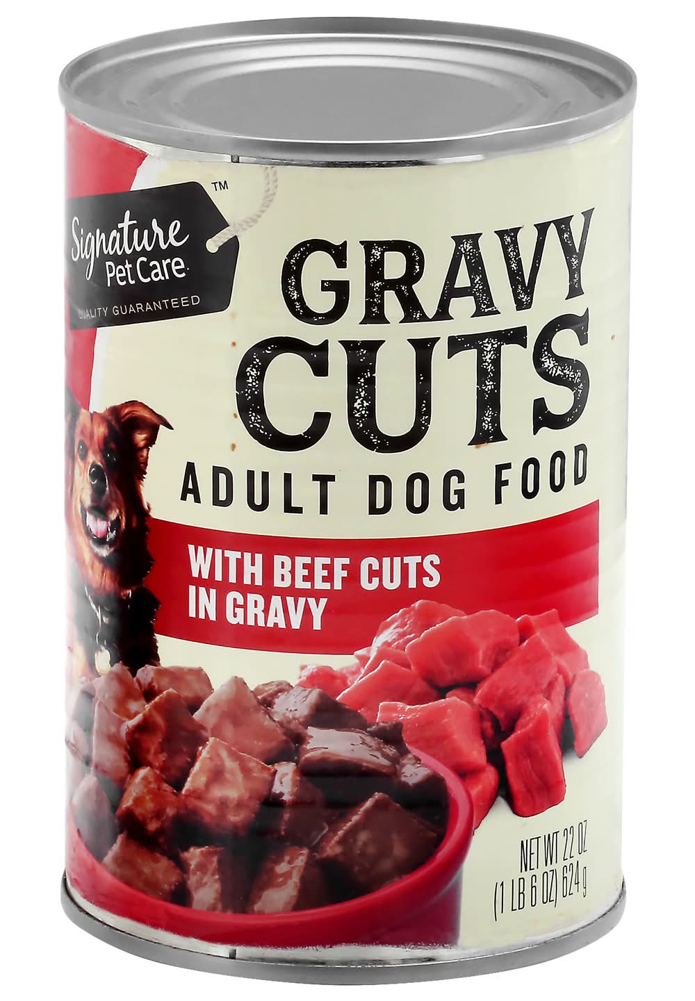 Signature Pet Care Beef Cuts in Gravy Adult Dog Food (22 oz)