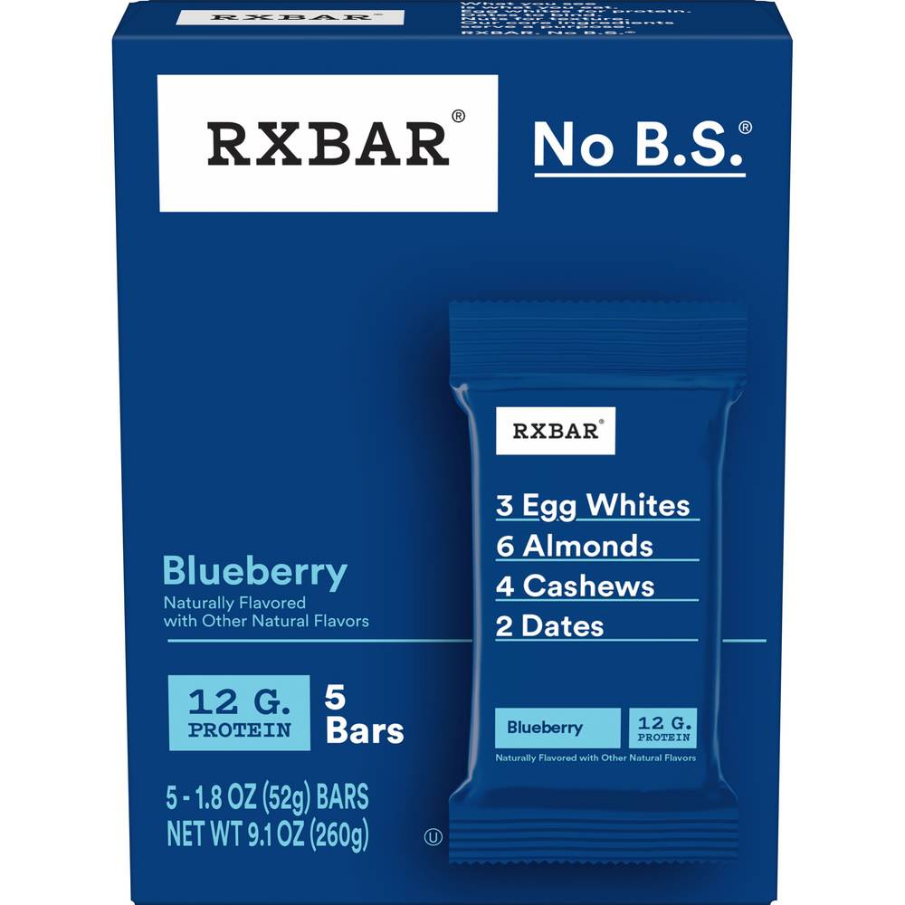 RXBAR Blueberry Protein Bars (5 ct)