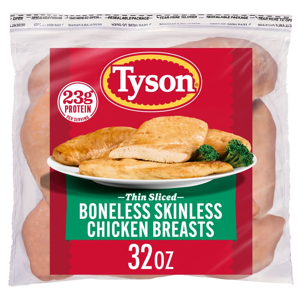 Tyson Boneless Skinless Chicken Breasts (2 lbs)