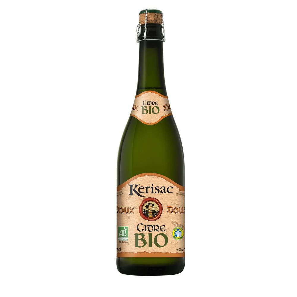 Kerisac - Cidre bio doux (750 ml)