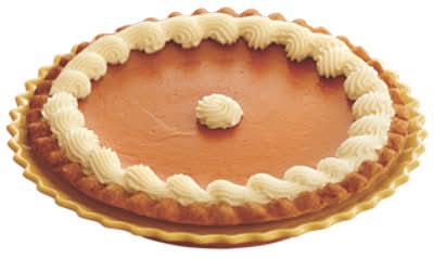 Pumpkin Pie With Whipped Cream 9 Inch - Each