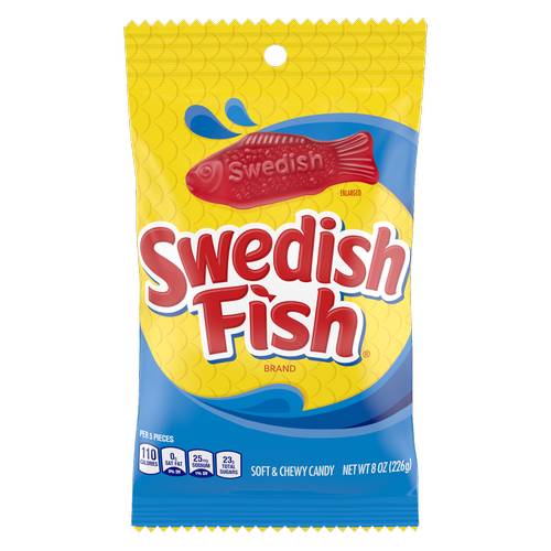 Swedish Fish Red Soft & Chewy Candy 8oz