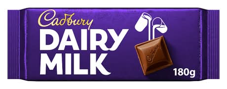 Cadbury Dairy Milk Chocolate Bar (180g)