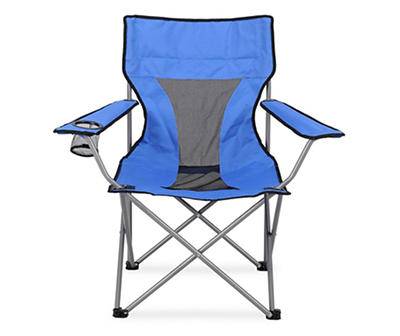 Folding Quad Chair With Carrying Bag (blue)