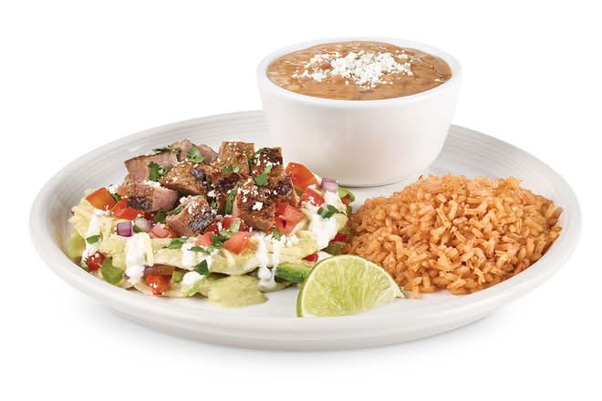 Steak Stacked Enchilada