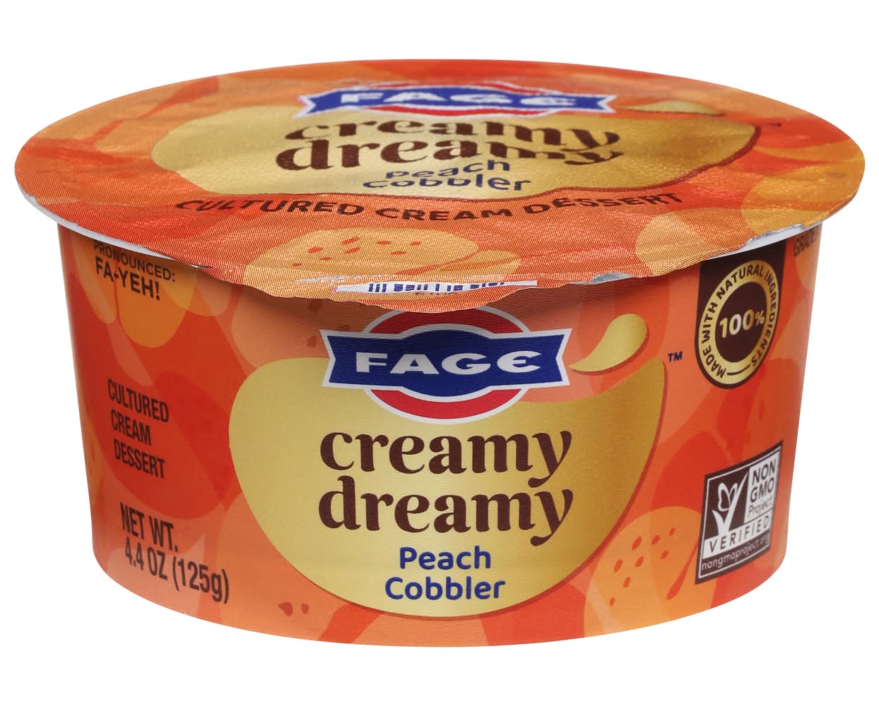 FAGE Creamy Dreamy Cobbler, Peach (4.4 oz)
