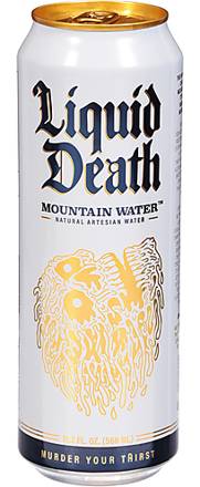 Liquid Death 100% Mountain Water - 19.2 Fl Oz Can