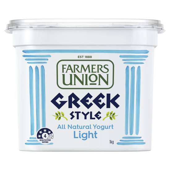 Farmers Union Light Greek Yoghurt 1kg