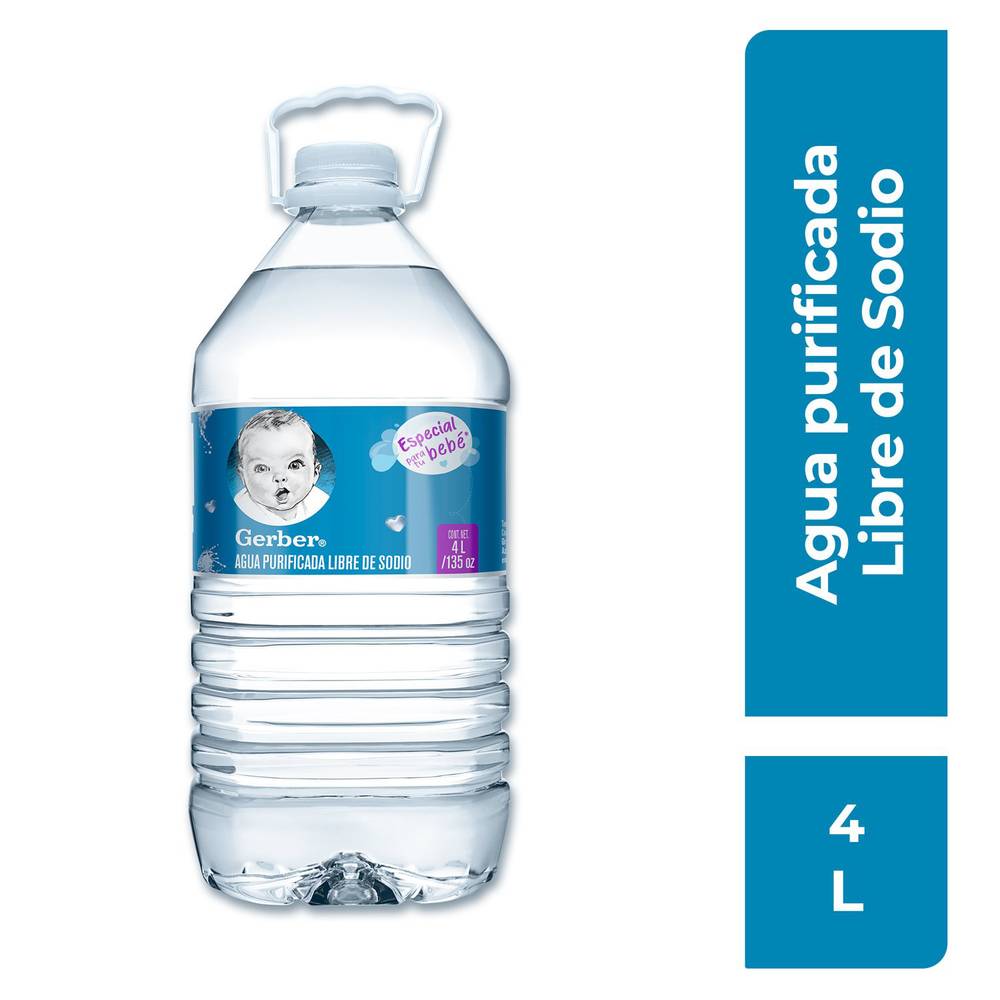 Gerber agua purificada (4 l)