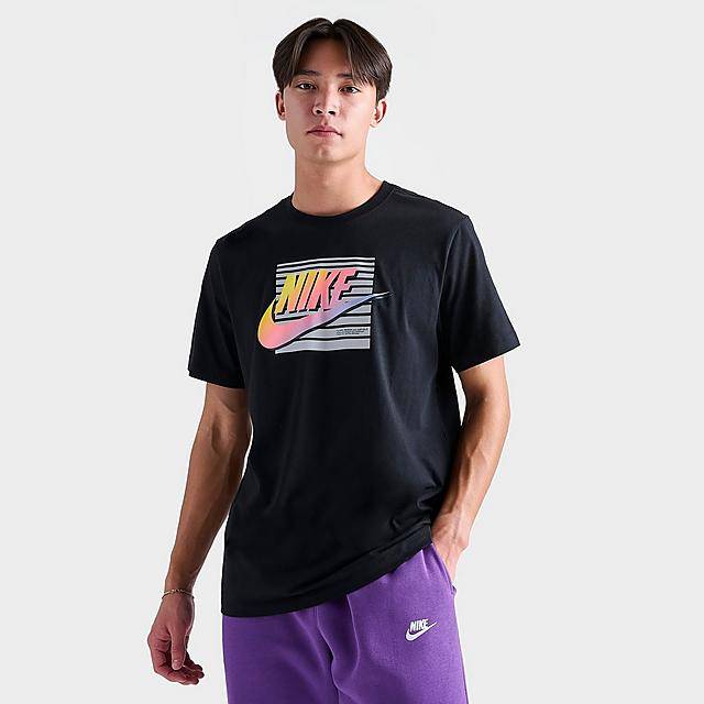 Nike Men's Sportswear Futura Gradient Graphic T-Shirt (xxl/black)