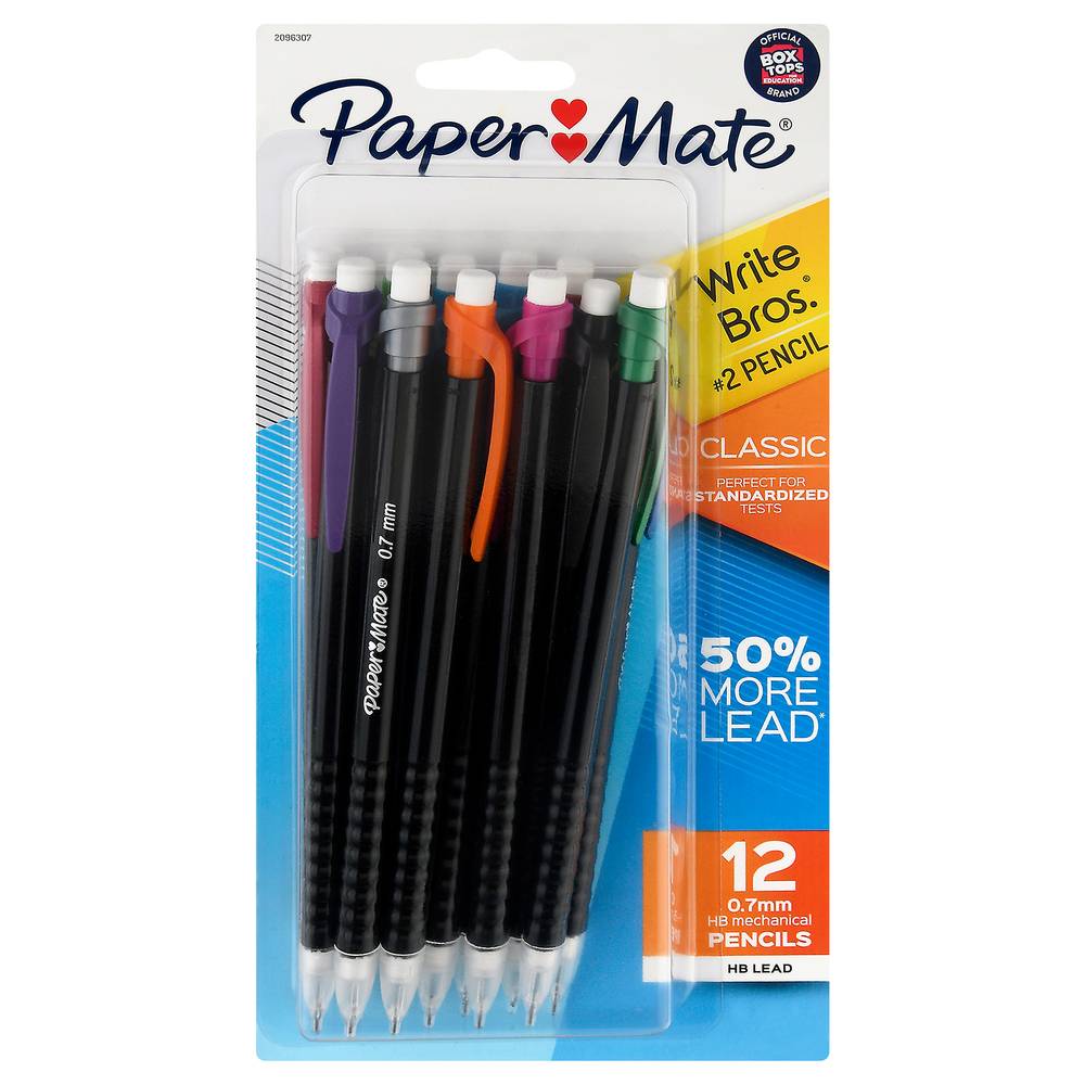 Paper Mate Write Bros 0.7 mm No. 2 Classic Hb Mechanical Pencils (12 ct)