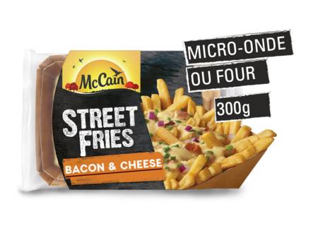 Frites bacon & cheese MCCAIN - la boîte de 300g