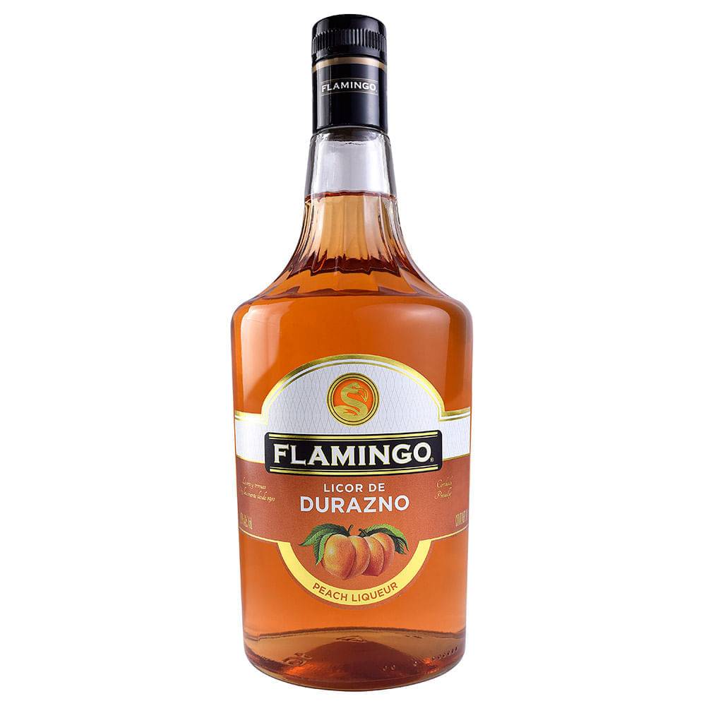 Flamingo licor de durazno (botella 1 l)