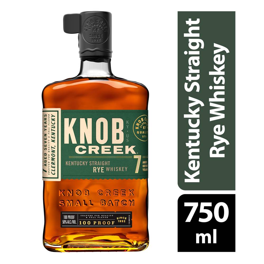Knob Creek Kentucky Straight Rye Whisky (750 ml) (750 ml) (vanilla)
