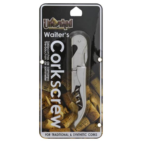 Uncorked Waiters Corkscrew (1 corkscrew)