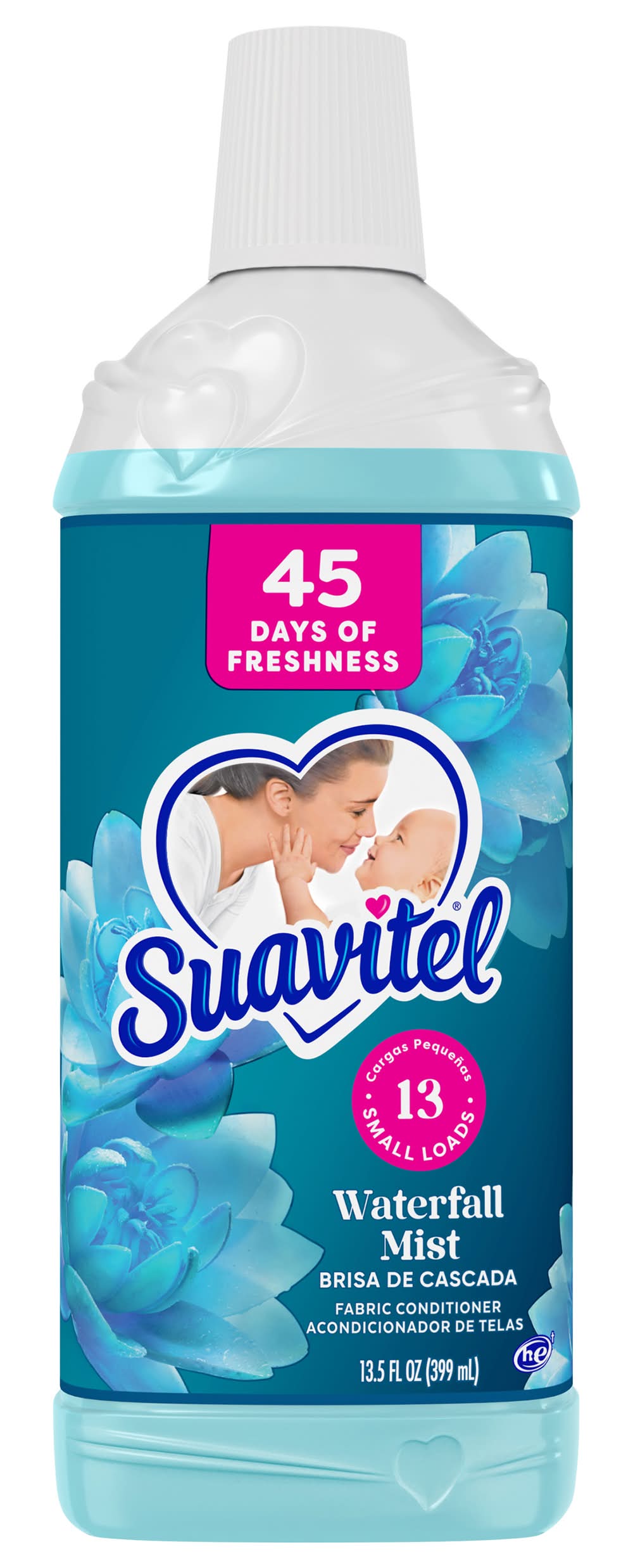 Suavitel Complete Liquid Fabric Conditioner, Waterfall Mist (10.5 fl oz)