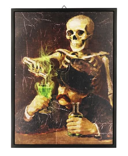 Ashland Skeleton & Absinthe Framed Wall Decor