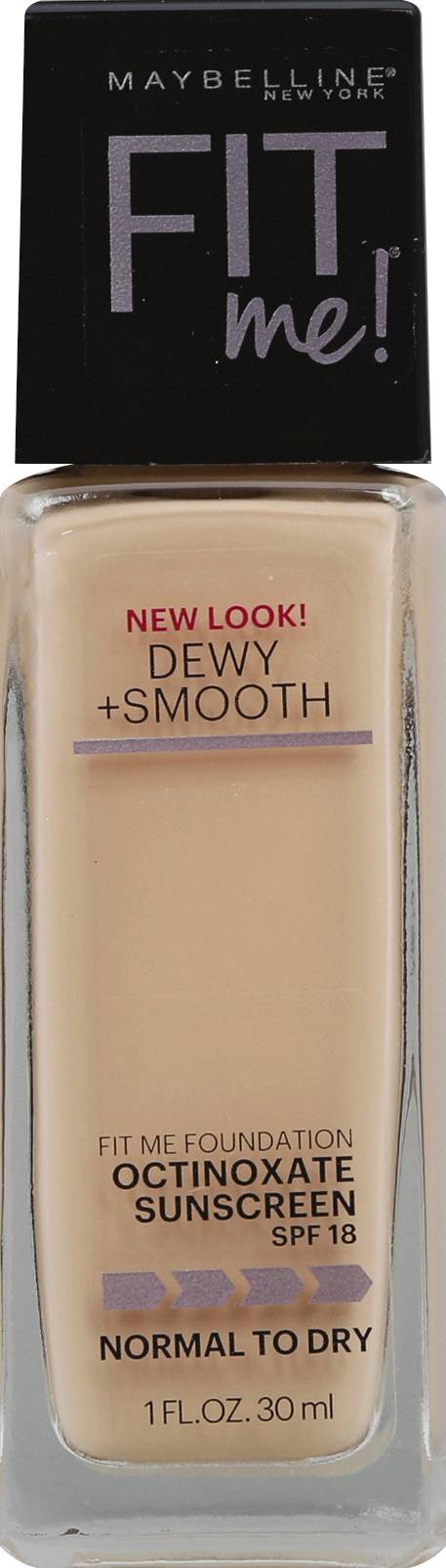 Maybelline 115 Ivory Fit Me Dewy + Smooth Foundation (1 fl oz)