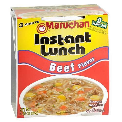 Maruchan Instant Lunch Ramen Noodles with Vegetables - 2.25 Ounces