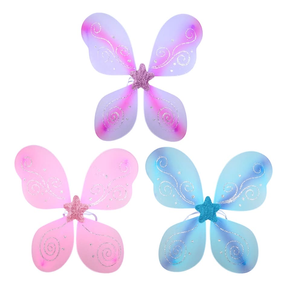 Just Pretending Dress Up Glitter Wings, Assorted Colors, 1-ct.