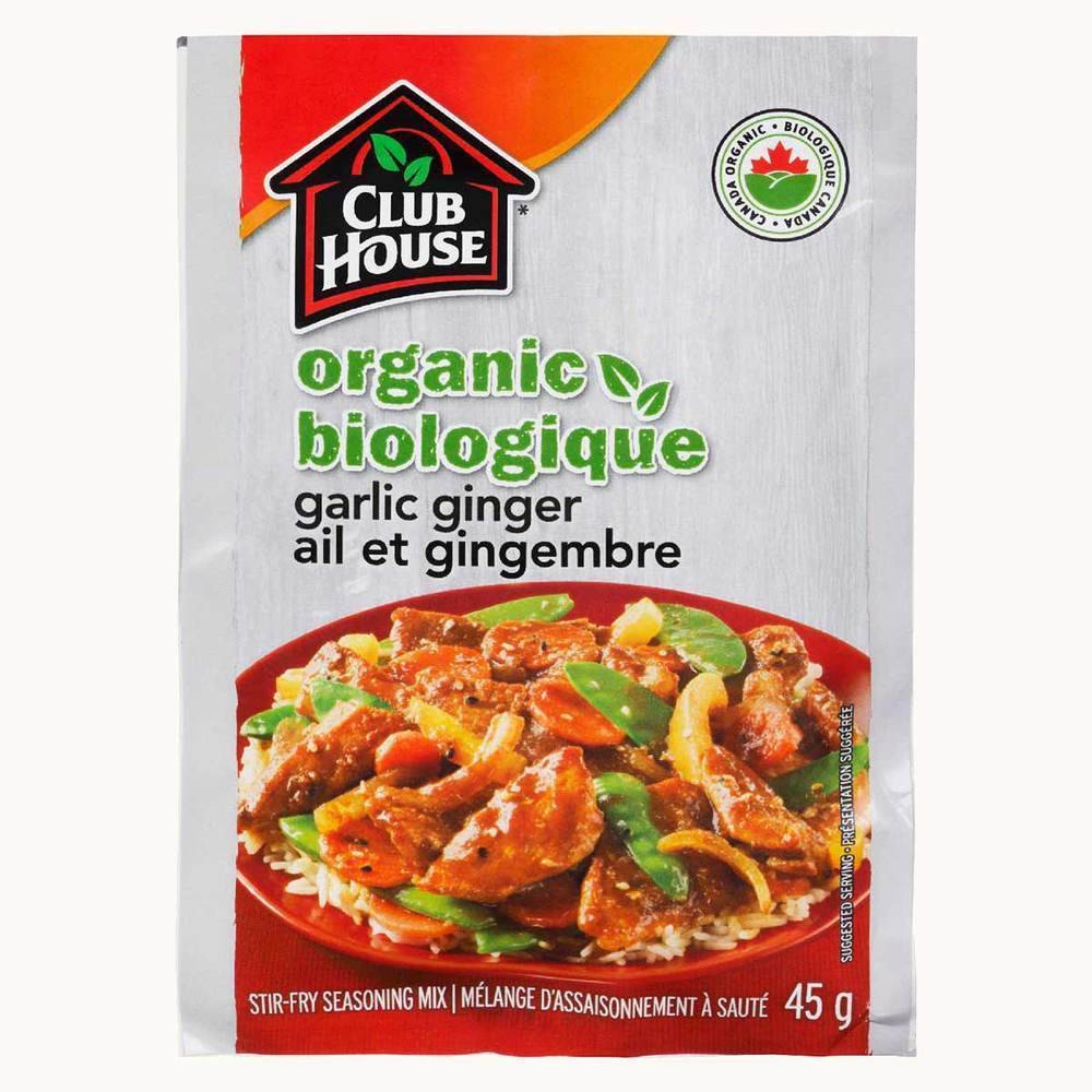 Club House Organic Garlic Ginger Stir Fry Seasoning Delivery Near Me