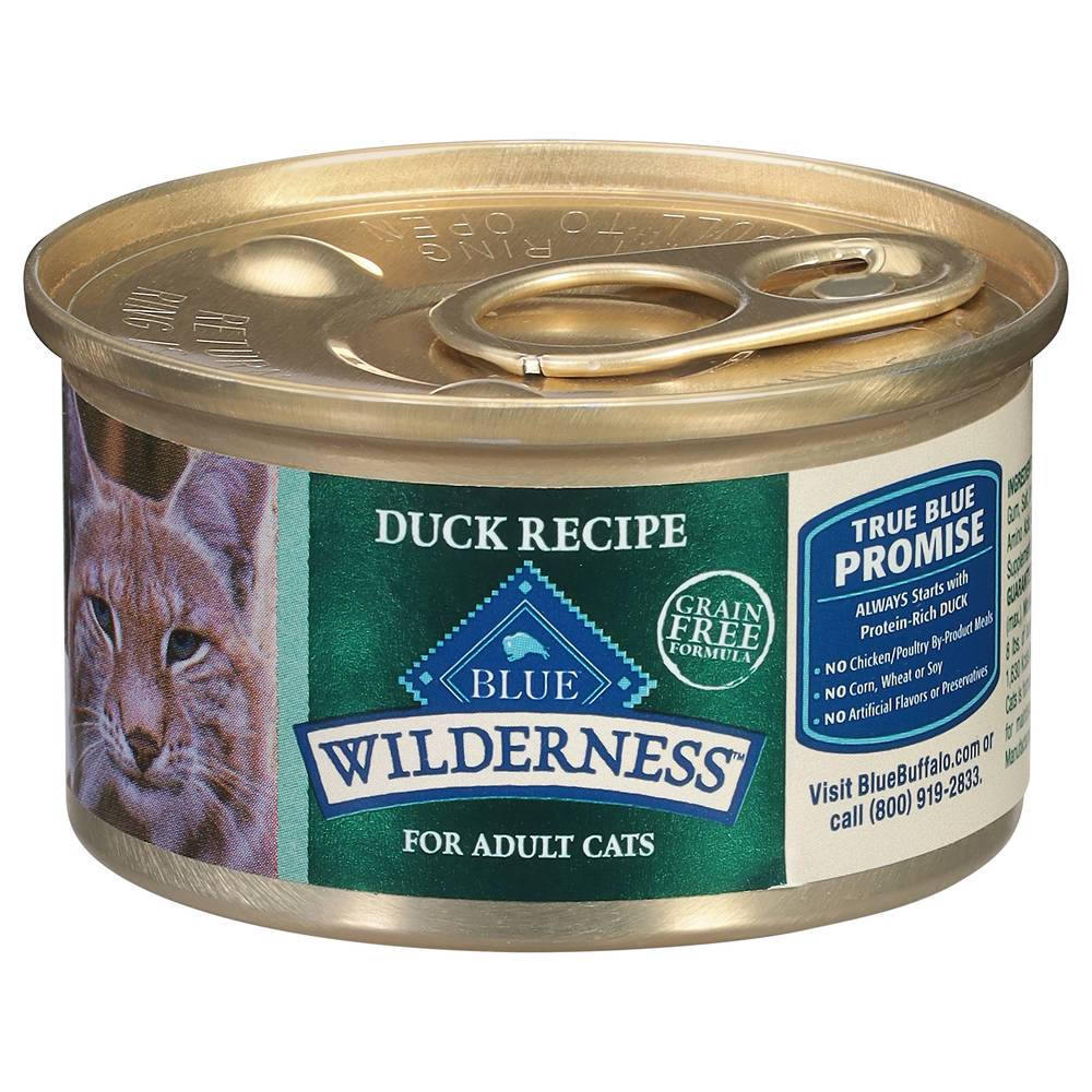 Blue Buffalo Cat Food Duck Recipe Wilderness (3 oz)