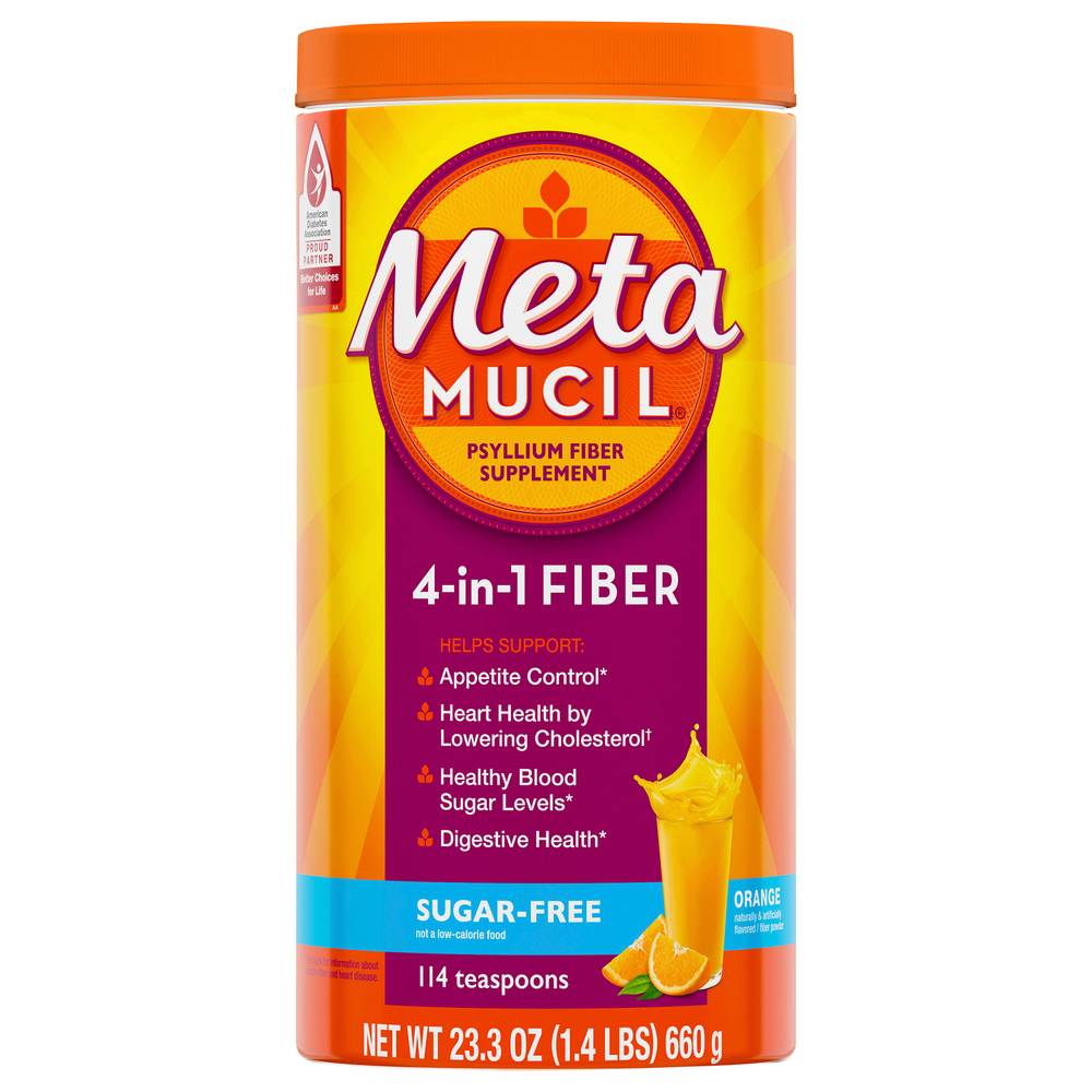 Metamucil Sugar-Free Orange Smooth Daily Fiber