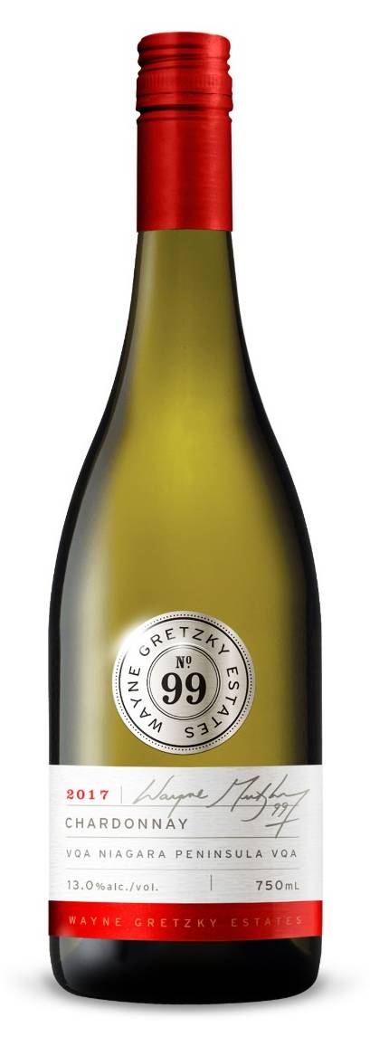 Wayne Gretzky Estates No 99 Chardonnay White Wine, 2017 (750 ml)