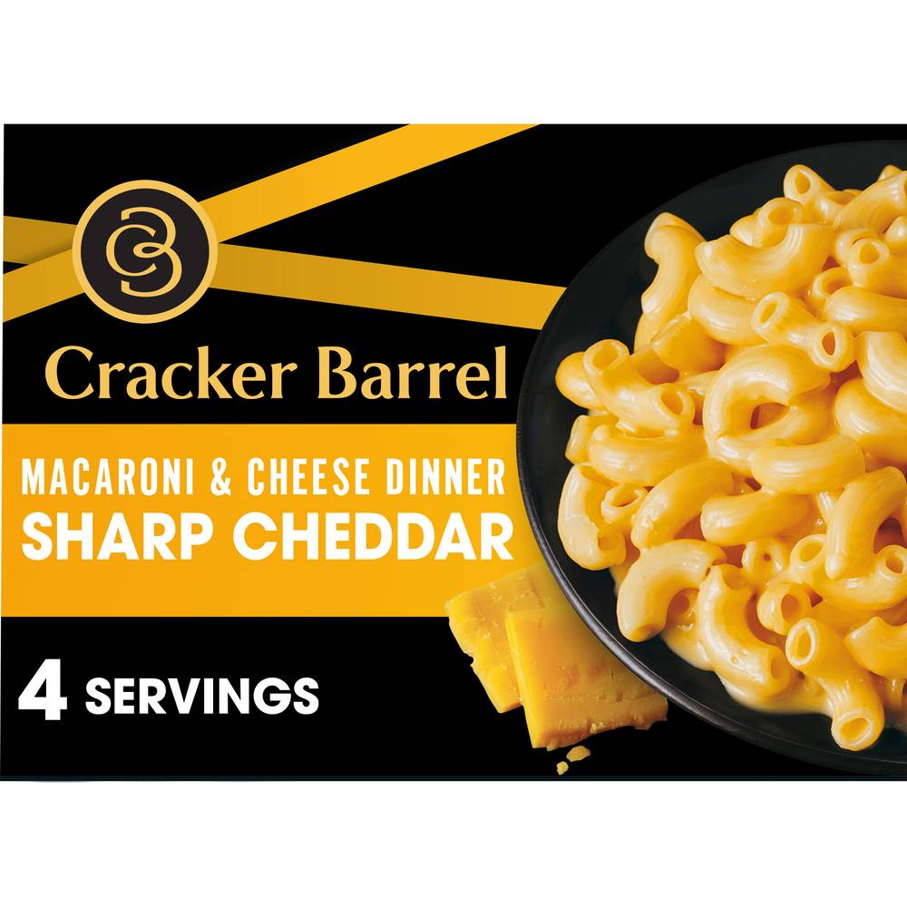 Cracker Barrel Sharp Cheddar Macaroni & Cheese Dinner (14 oz)