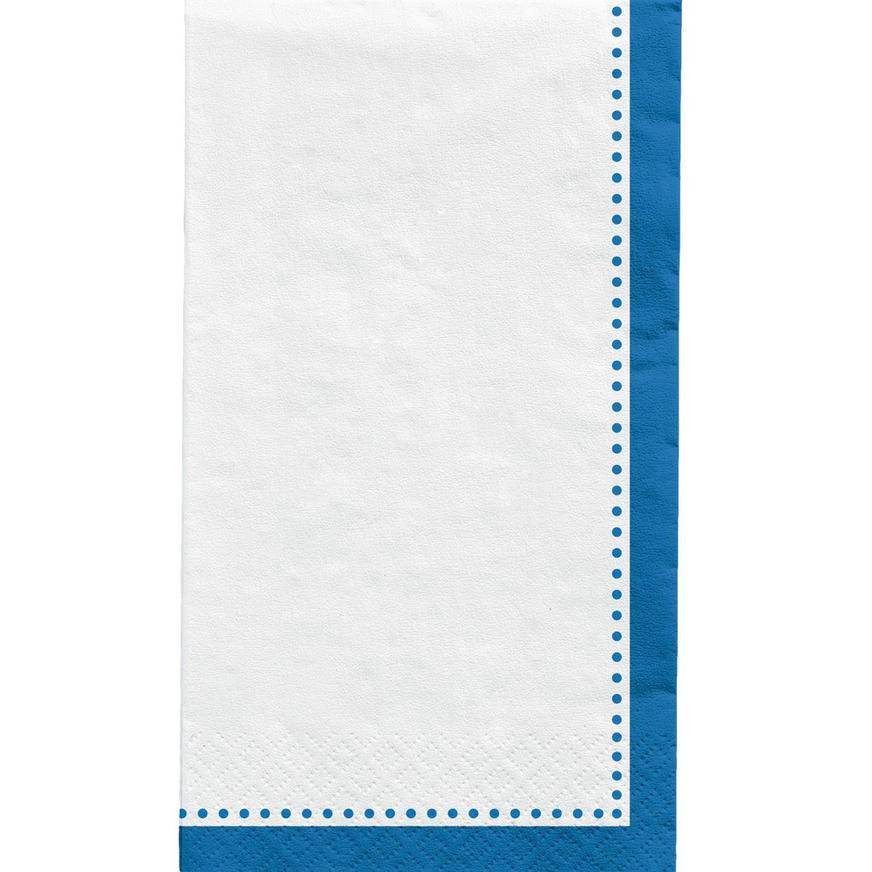 Party City Premium Paper Buffet Napkins (4.5 in x 7.75 in/Royal Blue)