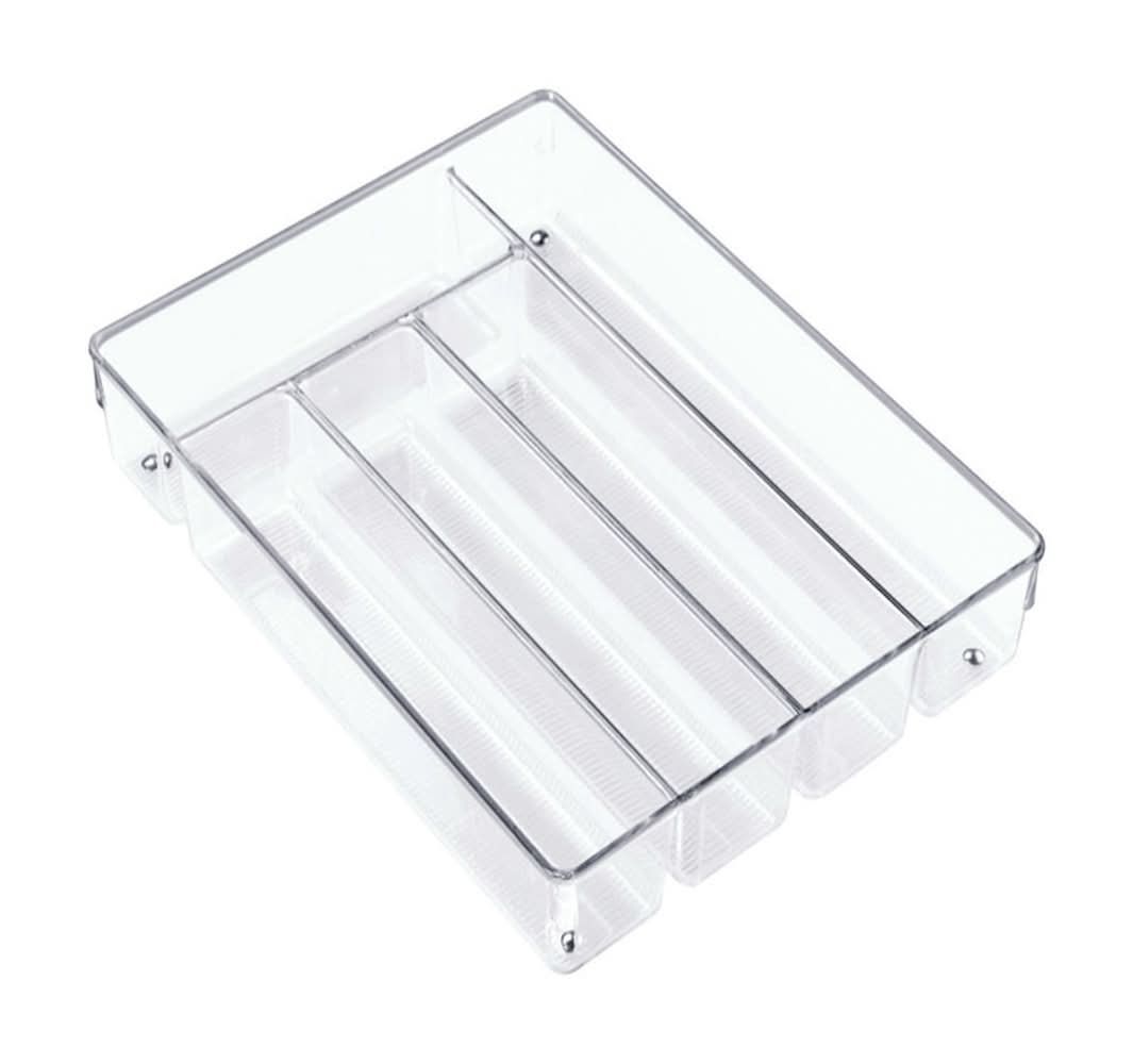 Idesign Linus 2 In. H X 14 In. W X 11 In. D Plastic Cutlery Tray