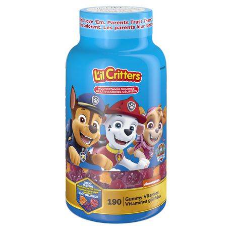 Lilcritter Lil Critters Paw Patrol Multivit Gummies 190 Pk (190.0 pk)