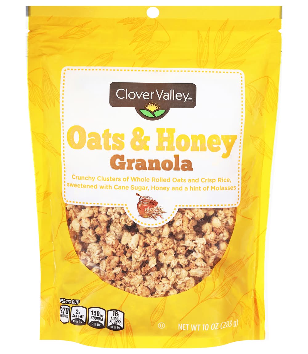 Clover Valley Granola, Oats & Honey (10 oz)