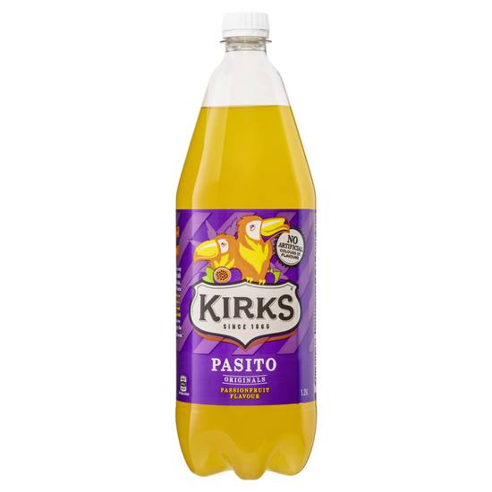 Kirks Pasito Passionfruit Soft Drink 1.25L
