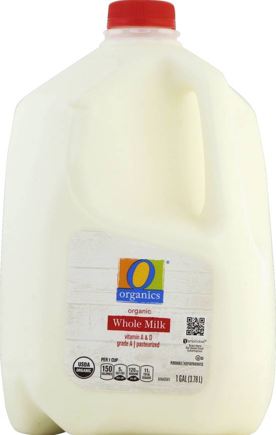 O Organics Whole Milk With Vitamin D (1 gal)