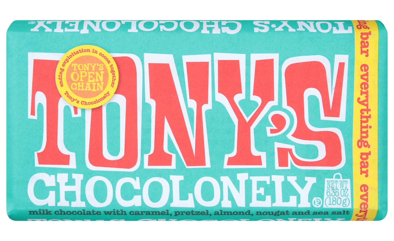 Tony's Chocolonely Chocolate Bar Everything (6.35 oz)