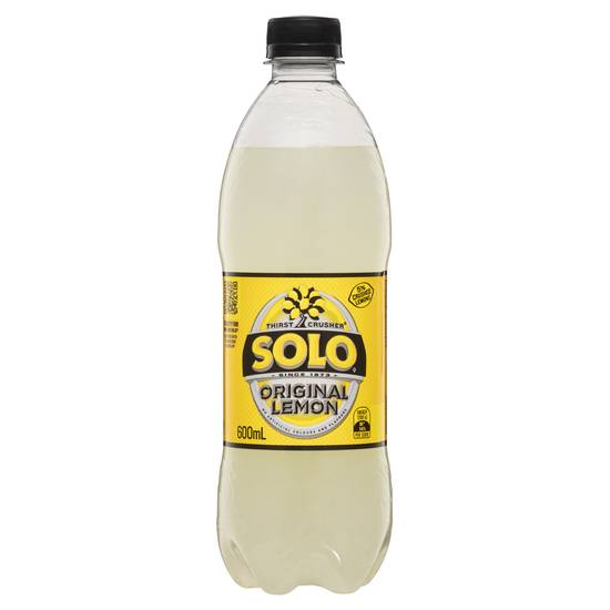 Schweppes Solo Thirst Crusher Drink Lemon 600ml