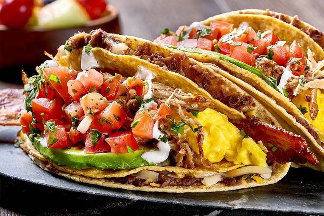 Double Crunch Breakfast Tacos