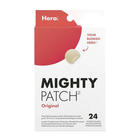 Hero Cosmetics Mighty Patch Original Acne Pimple Patches (24 ct)