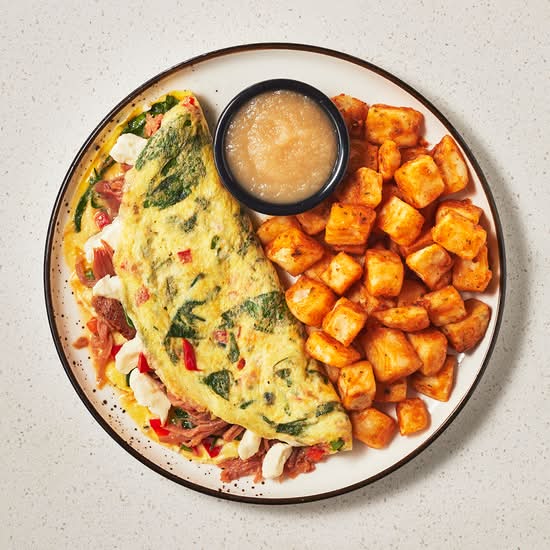 Omelette Jambon effiloché / Omelette Jambon effiloché