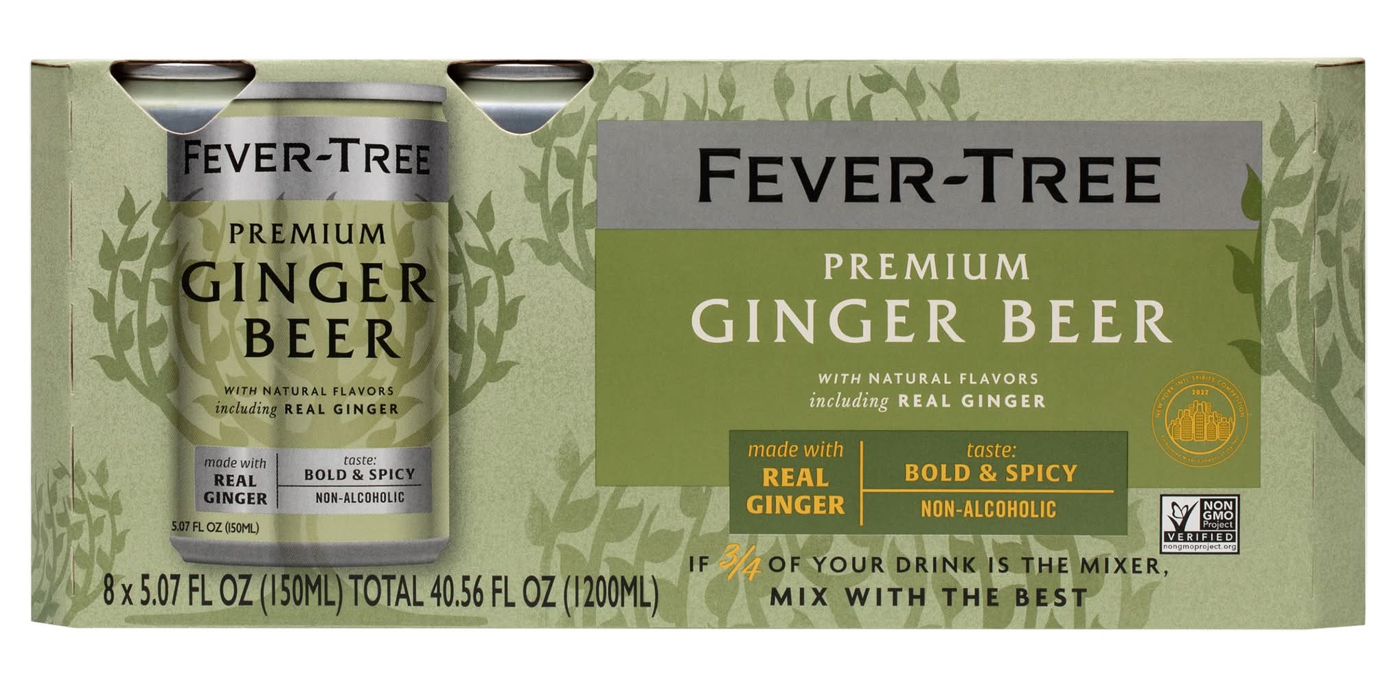 Fever-Tree Premium Beer, Ginger (8 x 5.07 fl oz)