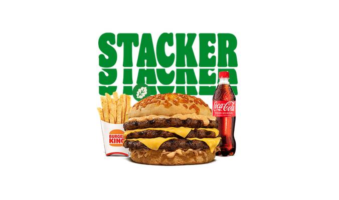 Menu Triple Stacker Vegetal